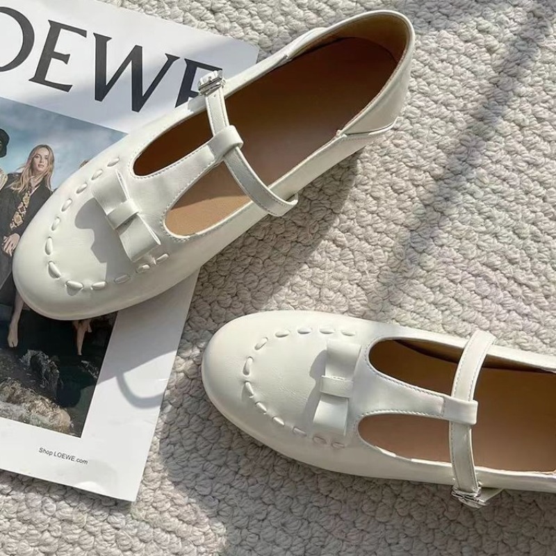 Women'S Fashion Summer 2025 - Yeni Fransız Bağcıklı Mary Jane Ayakkabılar