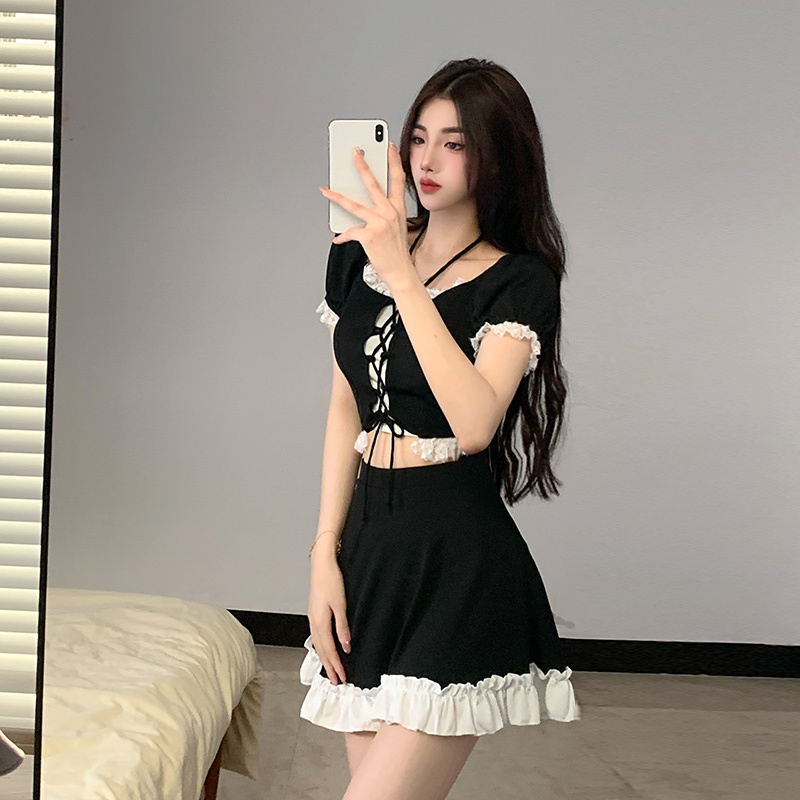 Women Fashion Styles - Instagram Tarzı Kadın İki Parçalı Etekli