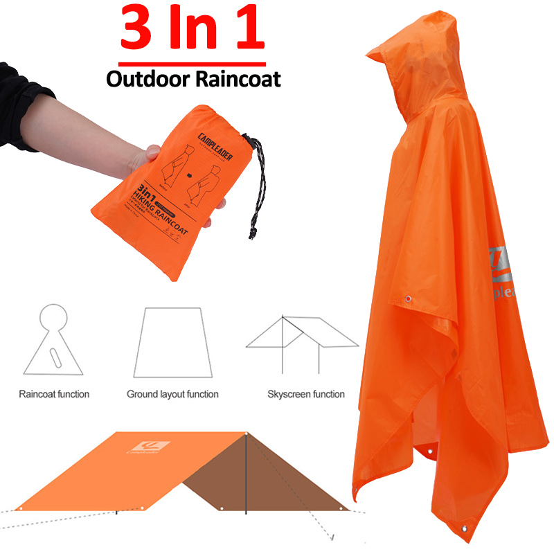Women'S Fashion Rain Jacket - 3'ü 1 Arada Açık Yağmurluk Kapşonlu