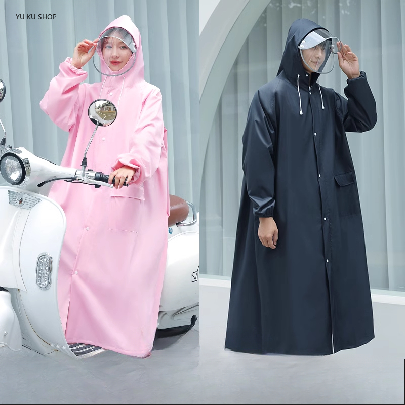Women'S Fashion Rain Jacket - Moda Nefes Uzun yağmurluk Panço Bayanlar
