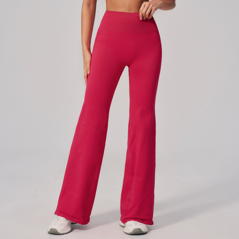 High Waist Leggings - Yoga Pantolonları Yüksek Bel Geniş Paça