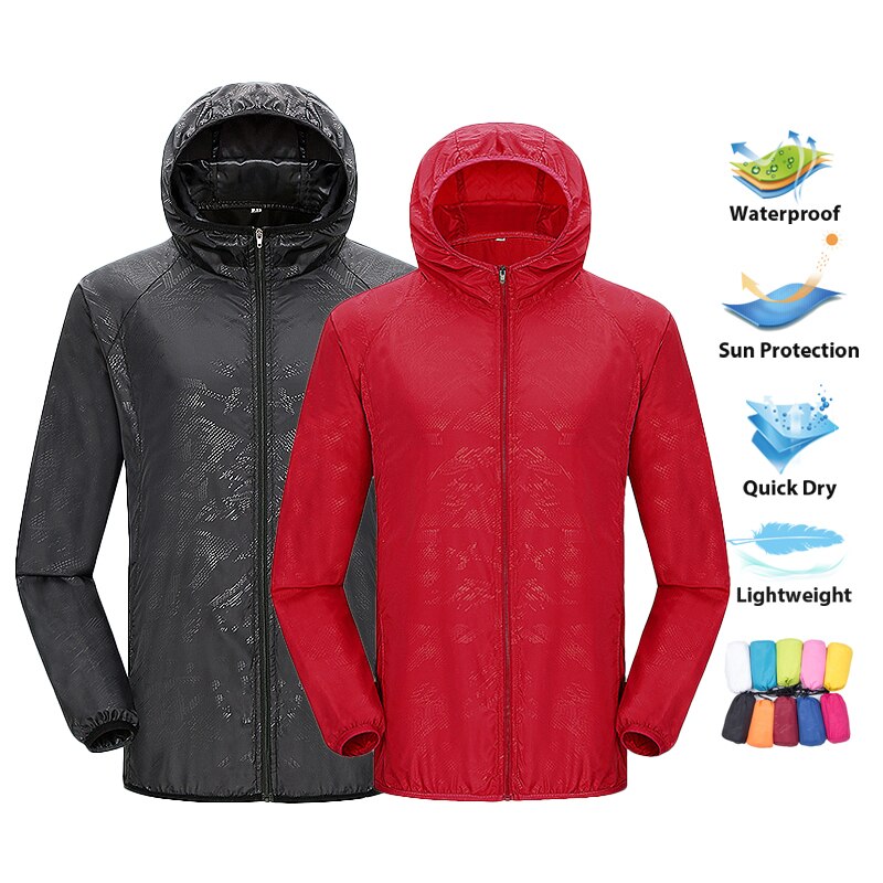 Women'S Fashion Rain Jacket - LNGXO Unisex yürüyüş ceketi Erkek Kadın