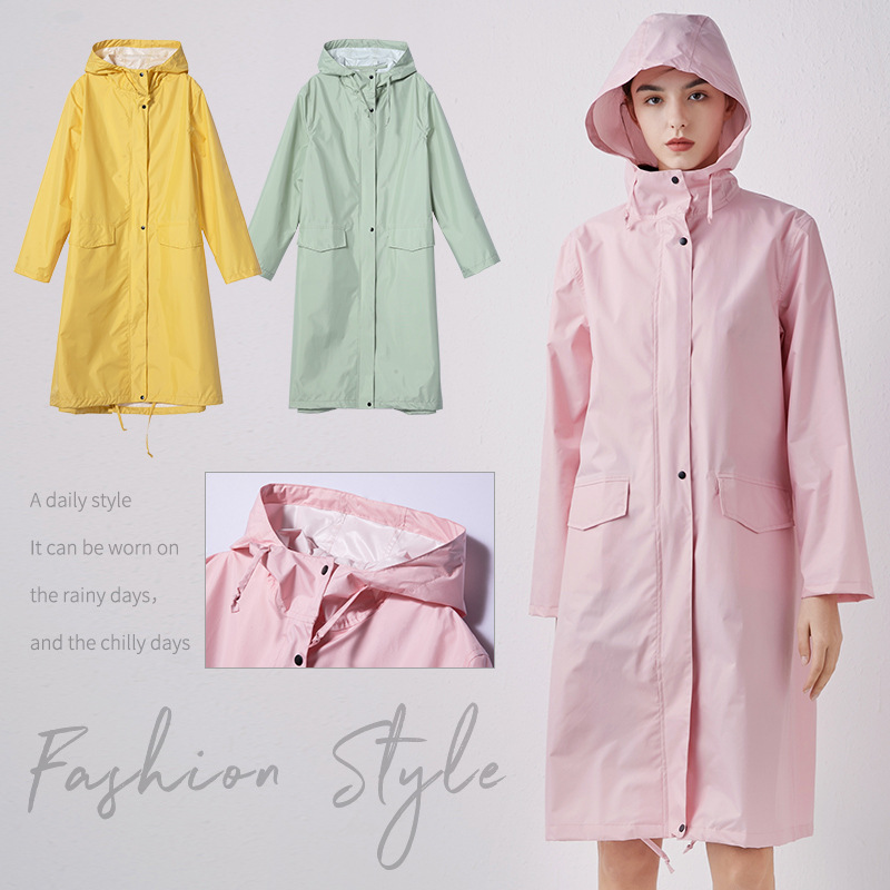 Women'S Fashion Rain Jacket - Yeni Moda Kadın Hafif Nefes Yağmurluk