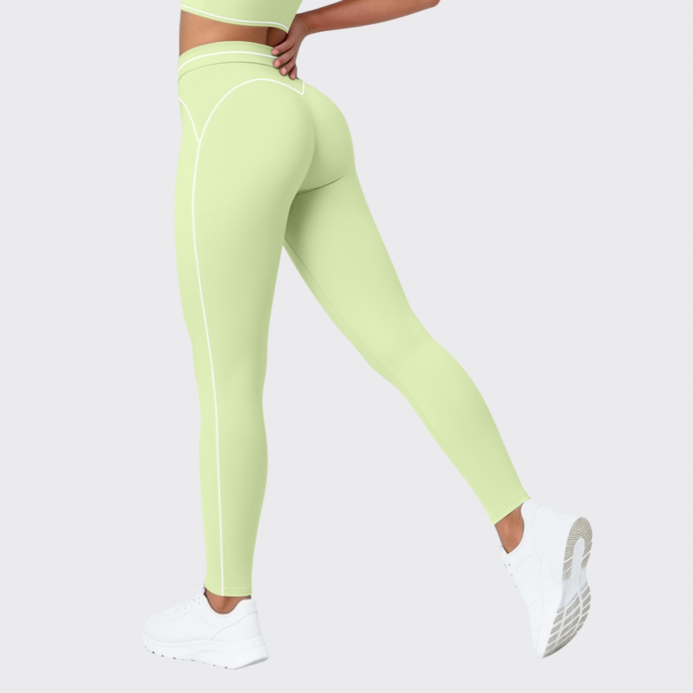 High Waist Leggings - Yüksek Bel Spor Taytı Kadın Fitness