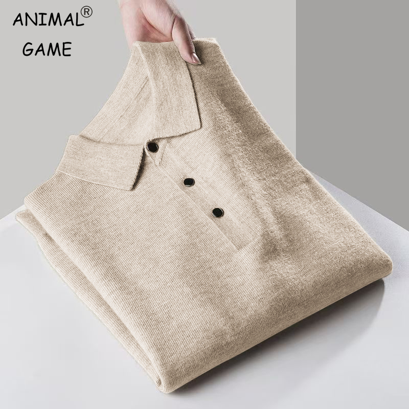 Ribbed Knit Sweater - Erkek Çeyrek fermuarlı Kazak Uzun Kollu