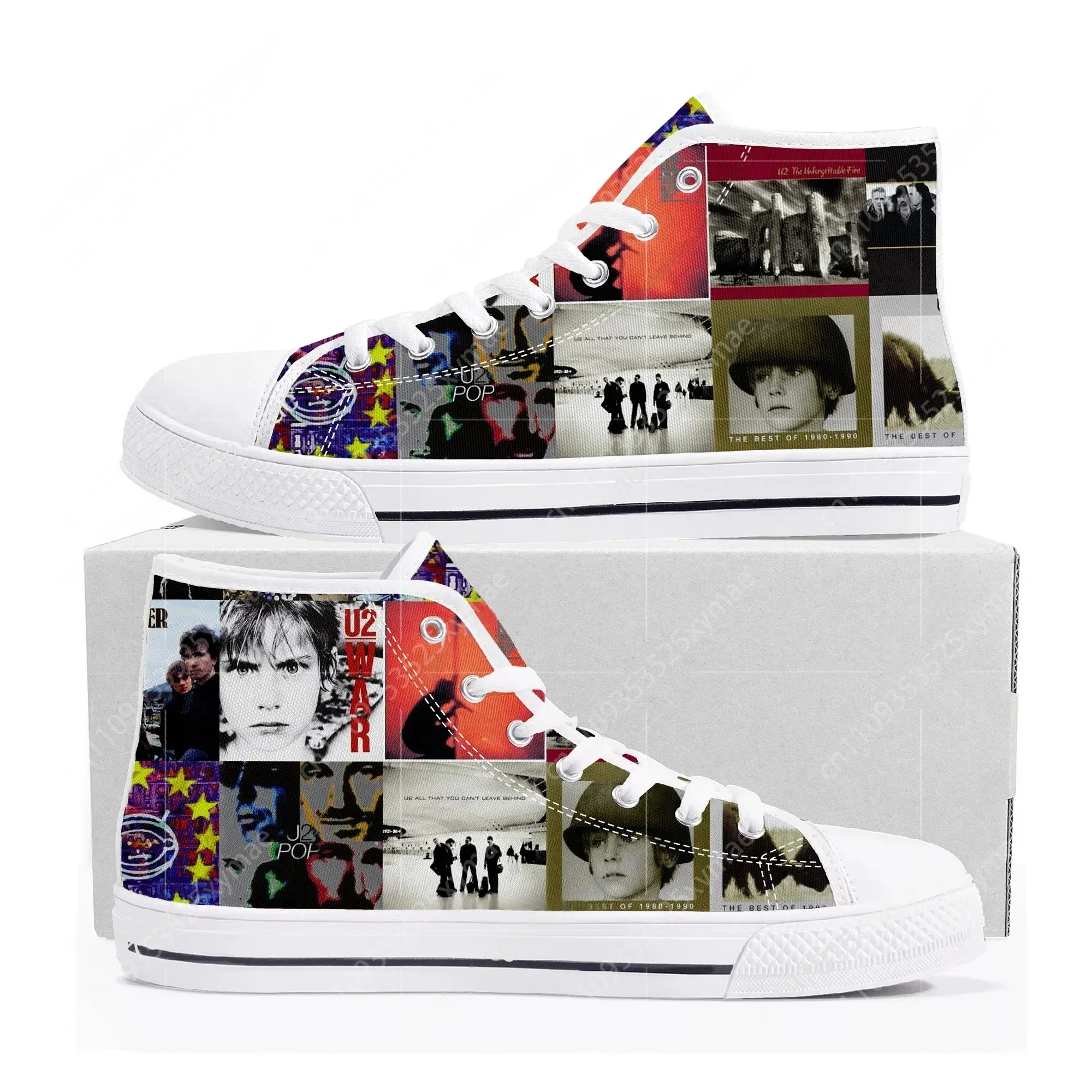 Women'S Fashion Business Casual - U2 Rock Grubu Moda punk Yüksek