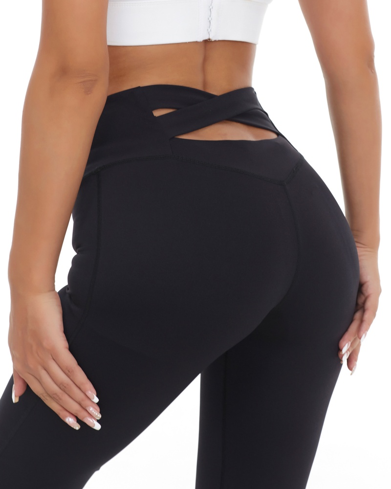 High Waist Leggings - Kalça Kaldırıcı Geniş Paçalı Tayt -