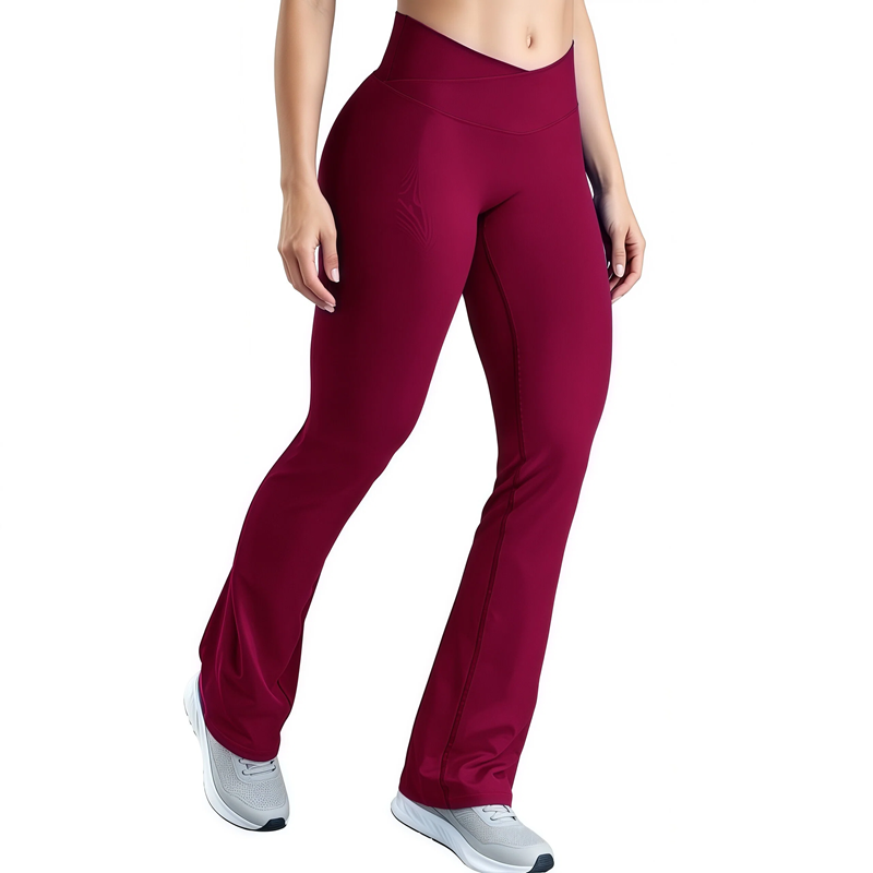 High Waist Leggings - HISTELLO Vision Flare Spor Tayt Kadın