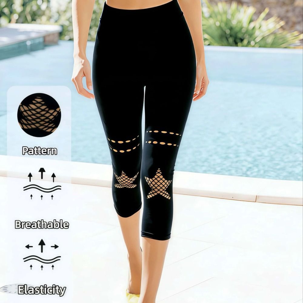 Yeni Delikli Kadın File Taytı  - High Waist Leggings incelemesi ve fiyatı