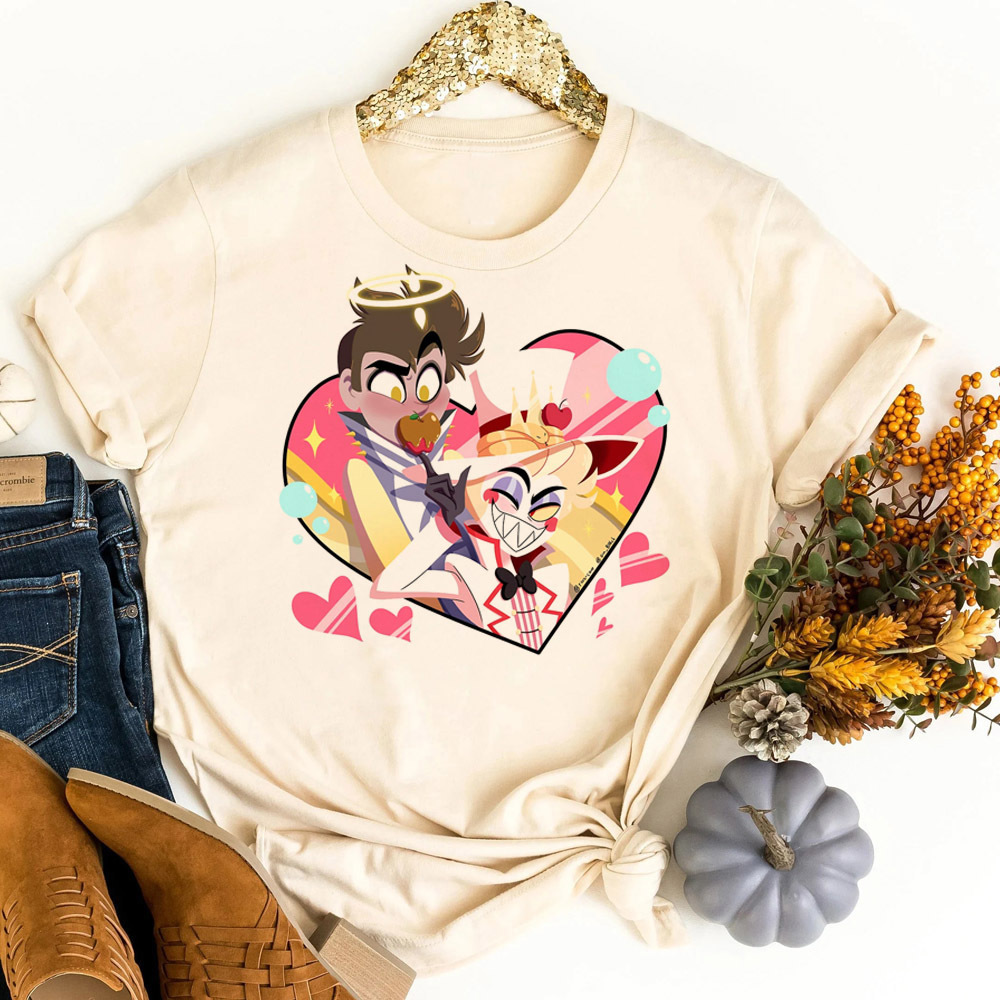 Hazbin Hotel tişörtü shoujo ko - Women Fashion 80S incelemesi ve fiyatı