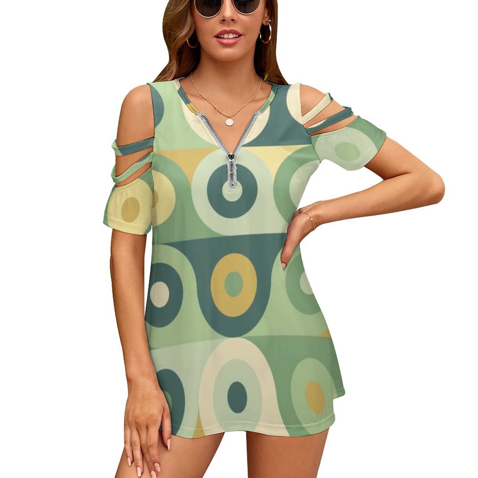 Groovy 70'ler Desen Kadın Ferm - Women'S Fashion In The 60S incelemesi ve fiyatı