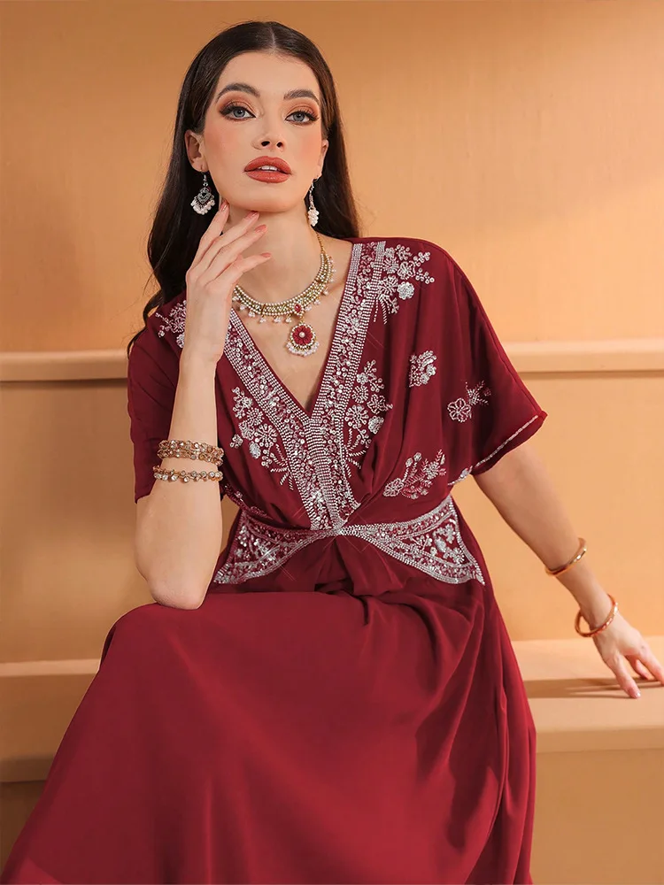 Moda Kadınlar V Yaka Uzun Elbi - Turkey Women Fashion incelemesi ve fiyatı