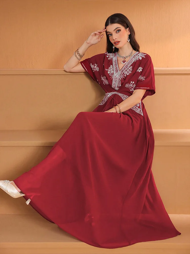 Moda Kadınlar V Yaka Uzun Elbi - Turkey Women Fashion incelemesi ve fiyatı