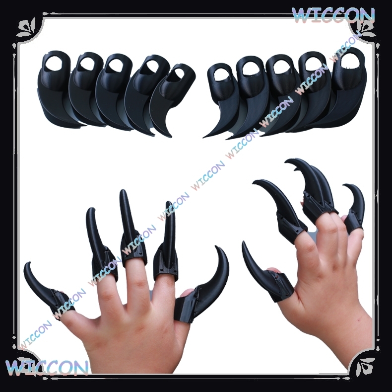 Hayvan Kostüm Tırnaklar Siyah  - Women'S Fashion Gloves incelemesi ve fiyatı