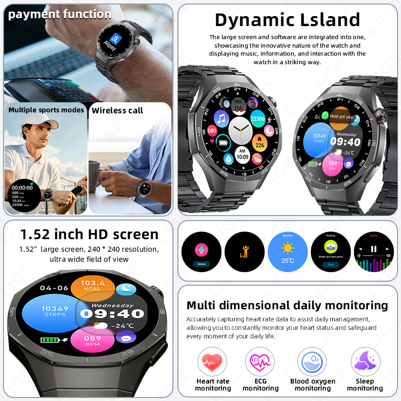 LIGE EKG Akıllı Saat Android İ - Women Fashion Week 2026 incelemesi ve fiyatı