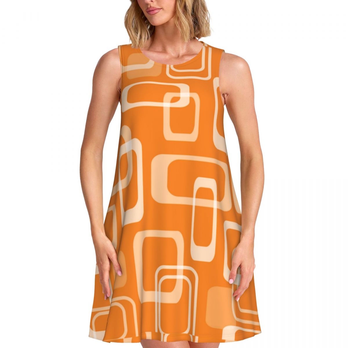 Turuncu Retro Mod Elbise 60'la - Women'S Fashion In The 60S incelemesi ve fiyatı