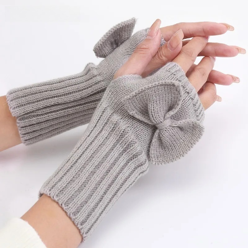 Örgü Fiyonklu Parmaksız Eldive - Women'S Fashion Gloves incelemesi ve fiyatı