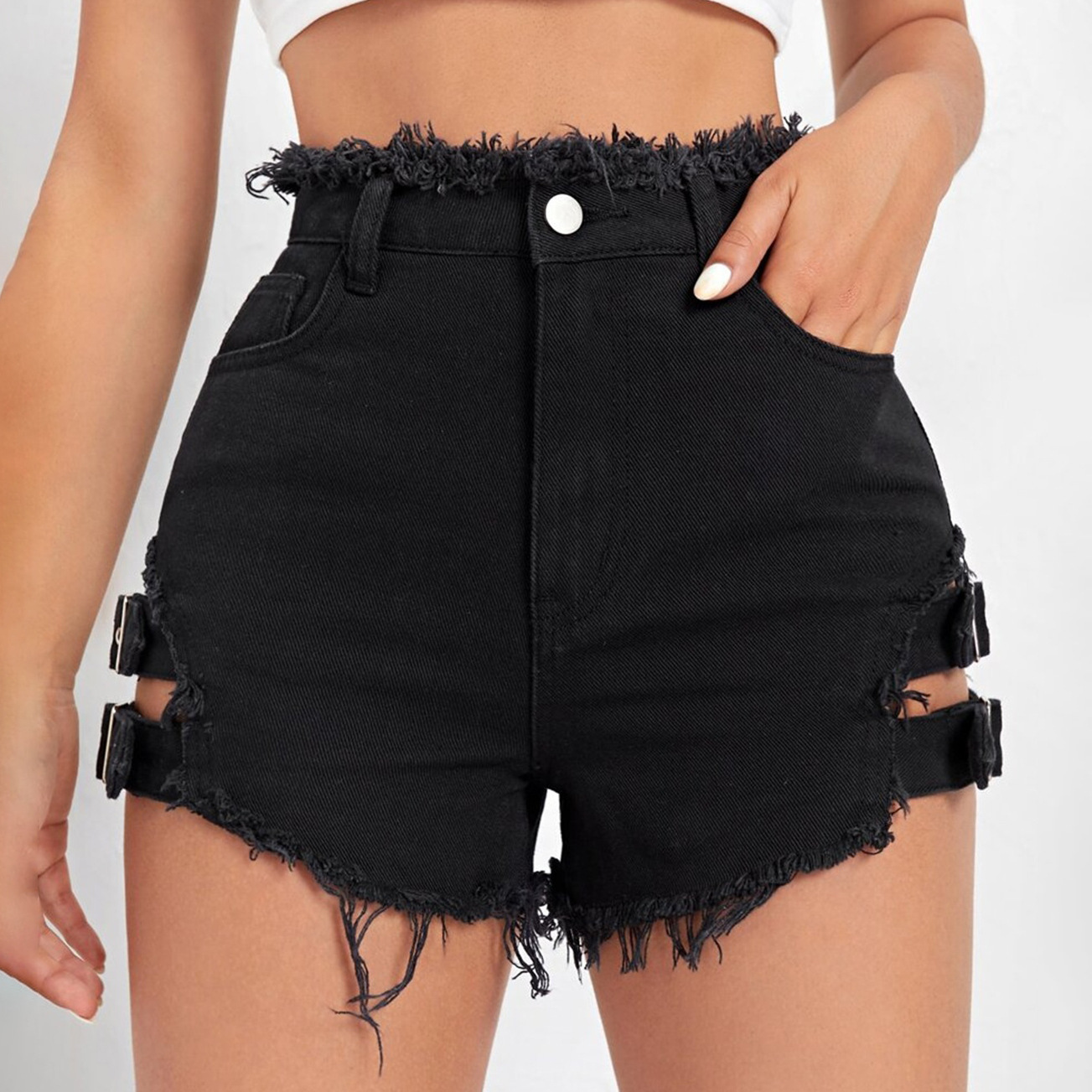Kadınlar Yüksek Bel Kot Şort Y - Women'S Fashion Trousers incelemesi ve fiyatı