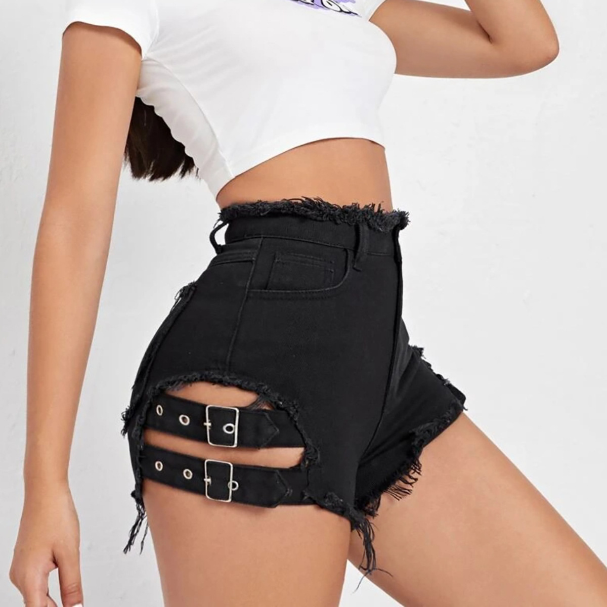 Kadınlar Yüksek Bel Kot Şort Y - Women'S Fashion Trousers incelemesi ve fiyatı