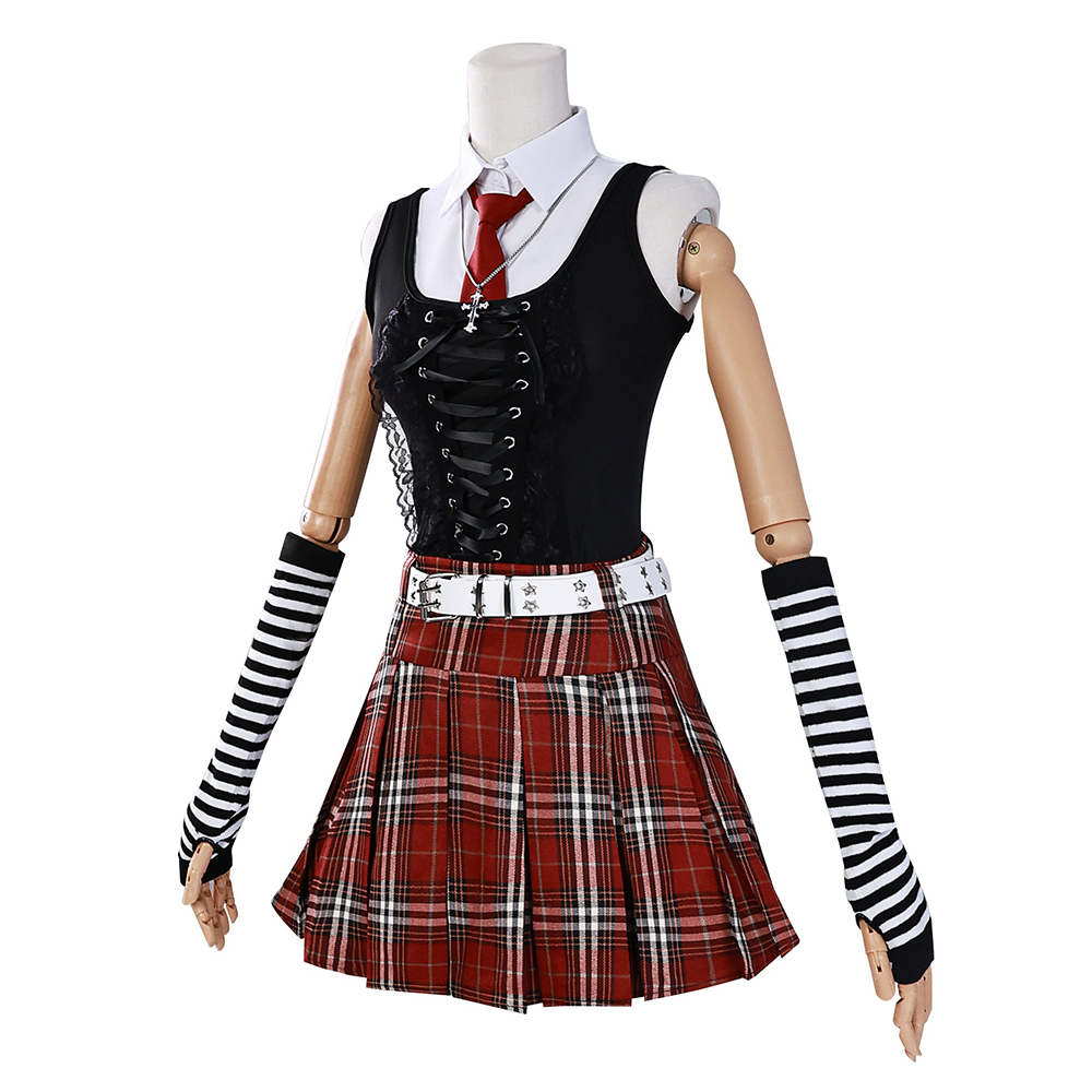 Anime Death Note MisaMisa JK E - Knitted Vest Women incelemesi ve fiyatı
