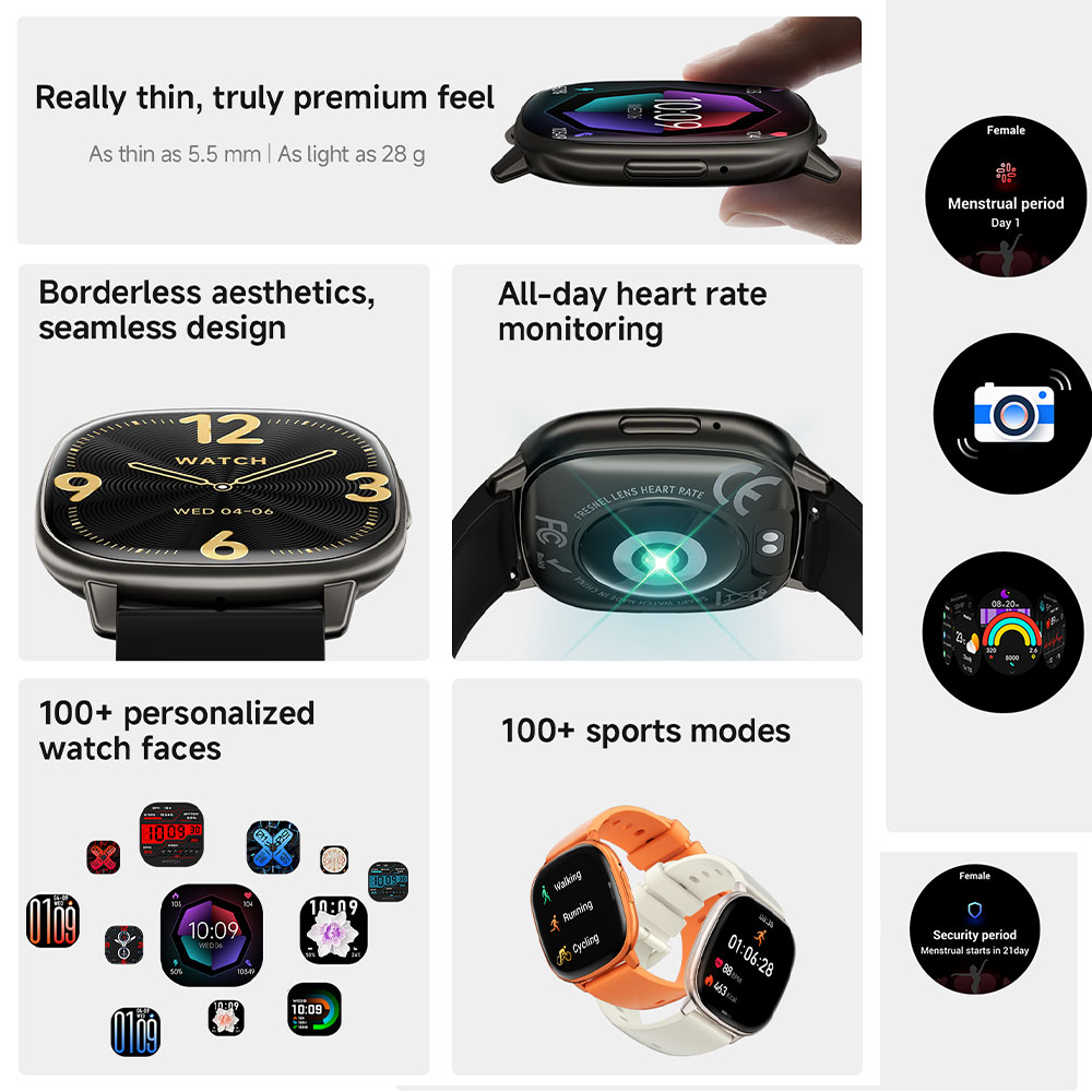 Akıllı Saat HD17 Air AMOLED Fi - Women Fashion Week 2026 incelemesi ve fiyatı