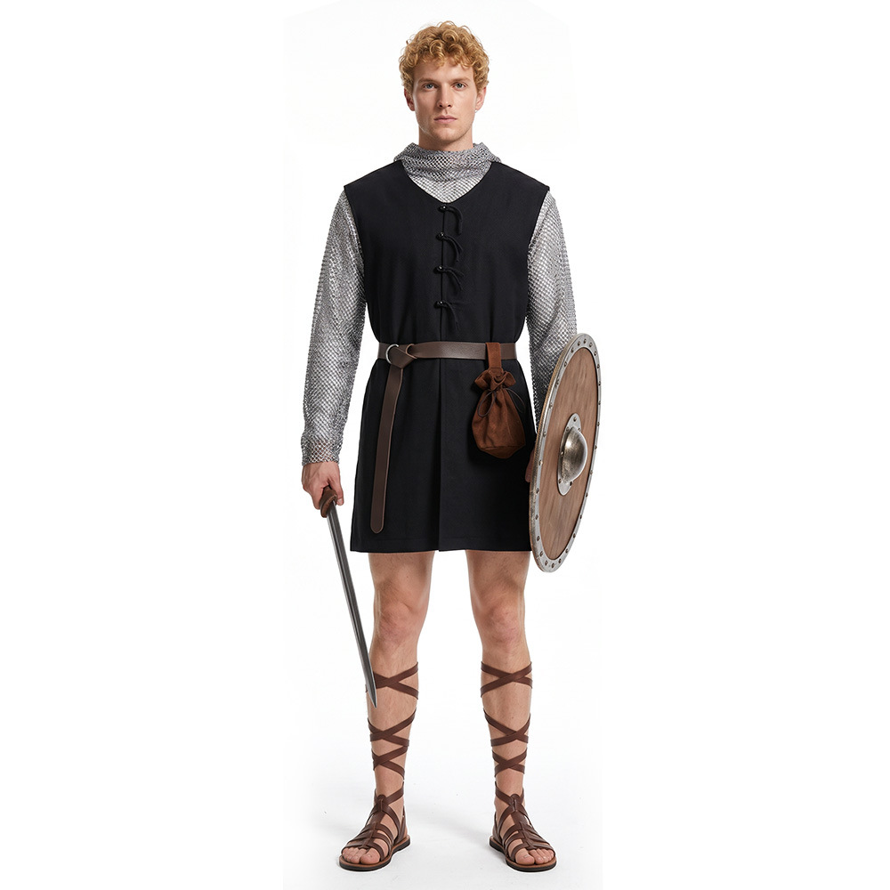 Orta Çağ Şövalye Cosplay Kostü - Knitted Vest Women incelemesi ve fiyatı