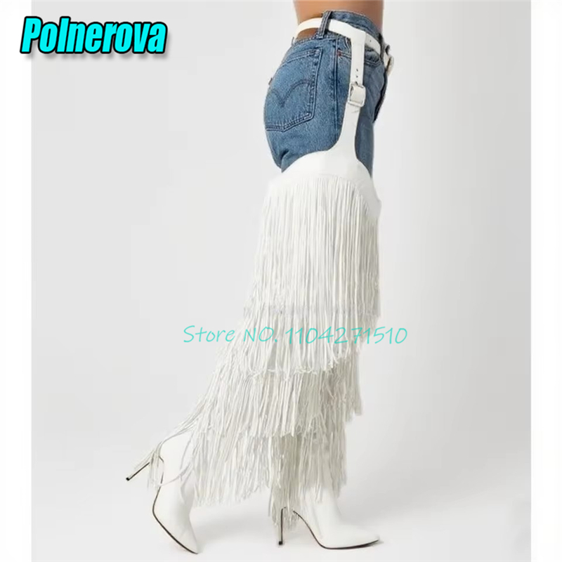 Sarı Püsküllü Diz Üstü Çizmele - Women'S Fashion Trousers incelemesi ve fiyatı