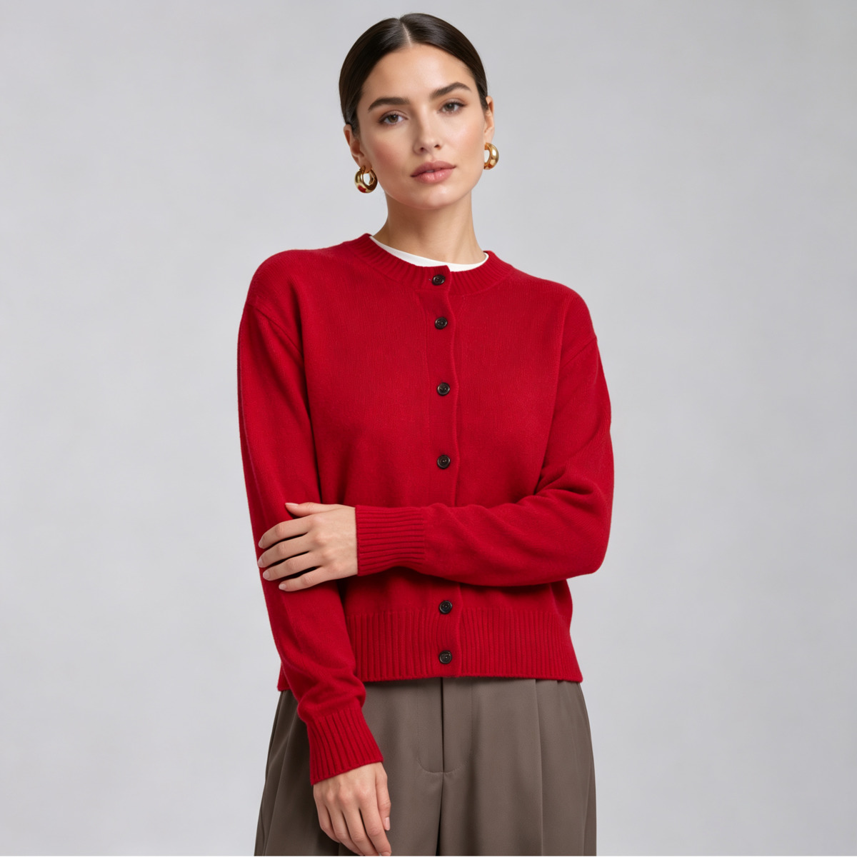 IG Kadın Kırmızı Bisiklet Yaka - Ribbed Knit Sweater incelemesi ve fiyatı