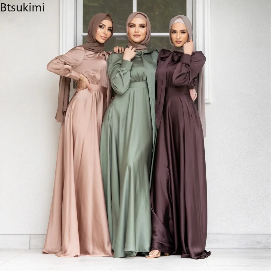 Kadınlar için zarif Saten Elbi - Turkey Women Fashion incelemesi ve fiyatı