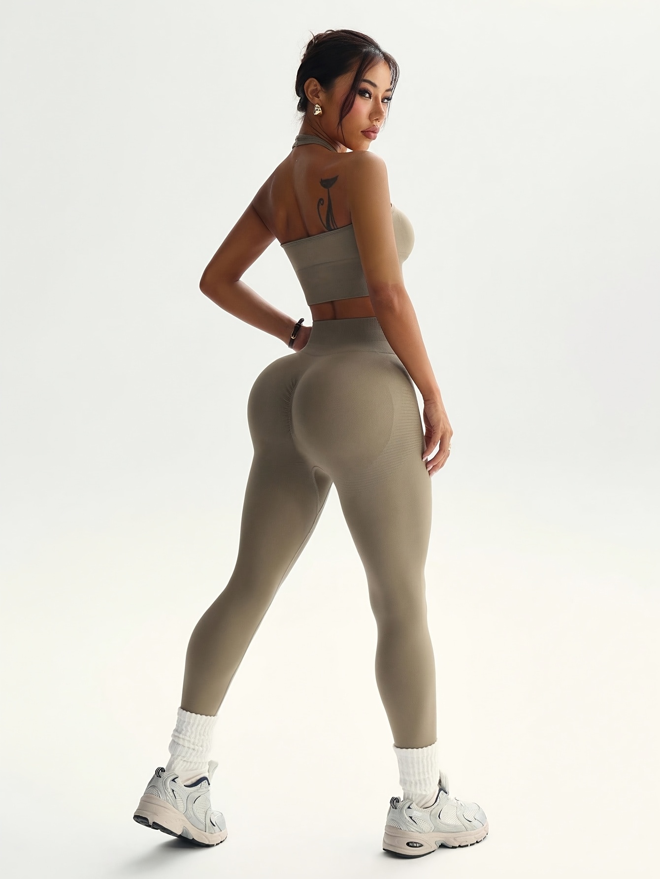 2 adet Düz Renk Modaya Uygun Ç - High Waist Leggings incelemesi ve fiyatı