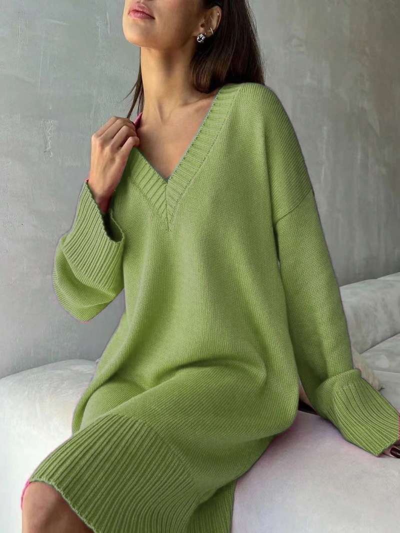 Büyük Beden Kadın Düz Renk Kaz - Ribbed Knit Sweater incelemesi ve fiyatı